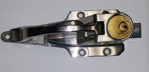 512 Lock Polished Stainless Refrigeration Lock 512 Lock Polished Stainless Refrigeration Lock