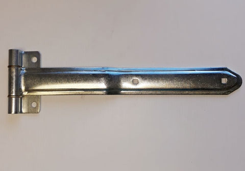 HINGE 16" W/ 6" OTS BEND 2 SQR HOLES IN STRAP ON 6-1/4" CC 2 ROUND HOLES IN BRK. HINGE 16" W/ 6" OTS BEND 2 SQR HOLES IN STRAP ON 6-1/4" CC 2 ROUND HOLES IN BRK.