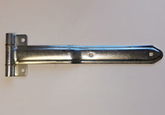HINGE 16" W/ 6" OTS BEND 2 SQR HOLES IN STRAP ON 6-1/4" CC 2 ROUND HOLES IN BRK.