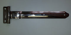 STAINLESS STRAP HINGE & BRACKET 16" POLISHES STAINLESS STEEL