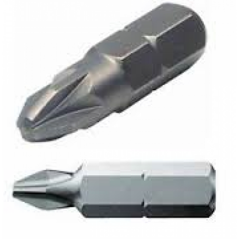 Bit Insert Pzd # 1 Phillips Pozi-Drive  Point  1/4 Hex Shank 1" Long Q-40-PZD-01 Bit Insert Pzd # 1 Phillips Pozi-Drive  Point  1/4 Hex Shank 1" Long Q-40-PZD-01