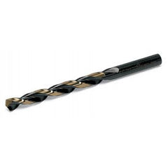 Drill Bit Jobber 9/64 Black and gold 135 deg. split point