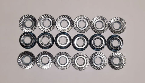 SPIN LOCK 5/16"-18 HEX FLANGE NUTS SPIN LOCK 5/16"-18 HEX FLANGE NUTS