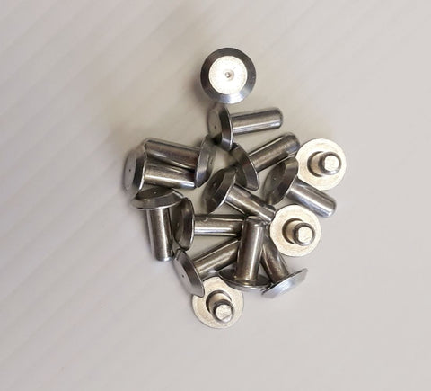 BUCK RIVET 1/4 X 5/8 TRAPEZOID HEAD RIVET BUCK RIVET 1/4 X 5/8 TRAPEZOID HEAD RIVET