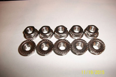 SPIN LOCK 3/8-16 FLANGE NUTS SPIN LOCK 3/8-16 FLANGE NUTS