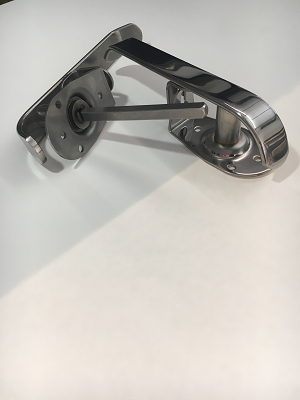 Handle 070-ZN Zinc plated steel Padlocking Handle | SCSupply