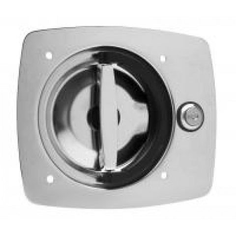 D-Ring Lock E9020 2 Point Stainless Twist Action Flush Mount