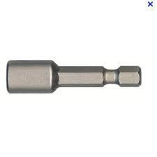 1/4" Hex Power Drive Magnetic Nut setter 1-5/8" Long for 5/16" hex nuts